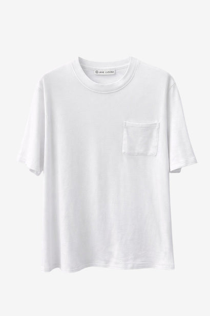 Zoe Basic-T-Shirt | Weiß