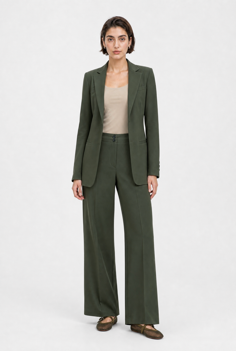 Linda Hose technical jersey | Army green