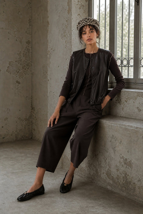 Benot broek technical jersey | Chocolate