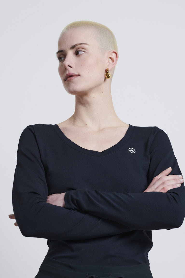 T shirt R Neck Easy Wear Organic Baumwolle | Blue