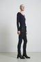 Broek Anna - Skinny fit Technical Jersey | Grigio Notte