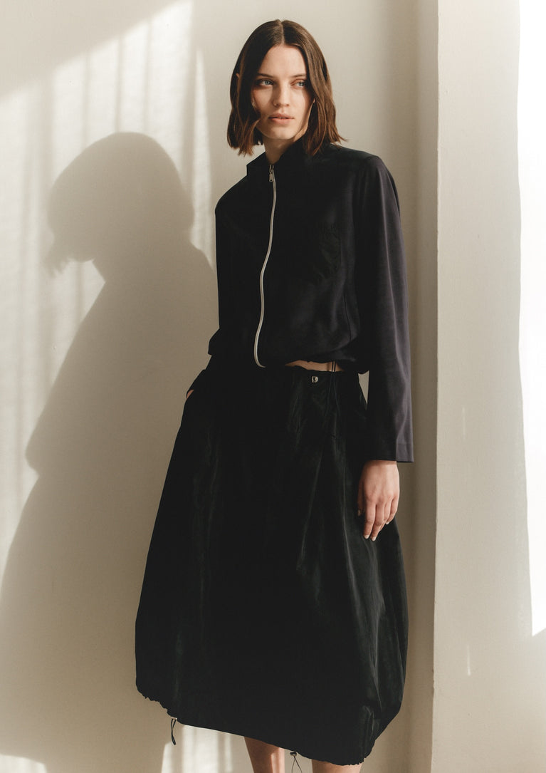 Allegra taffeta mix skirt | Blue