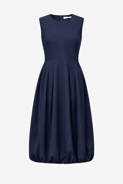 Heide Kleid technischer Jersey | Blau