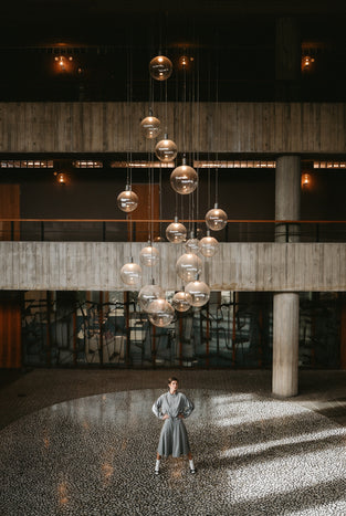 Mishele viscose skirt | Light grey