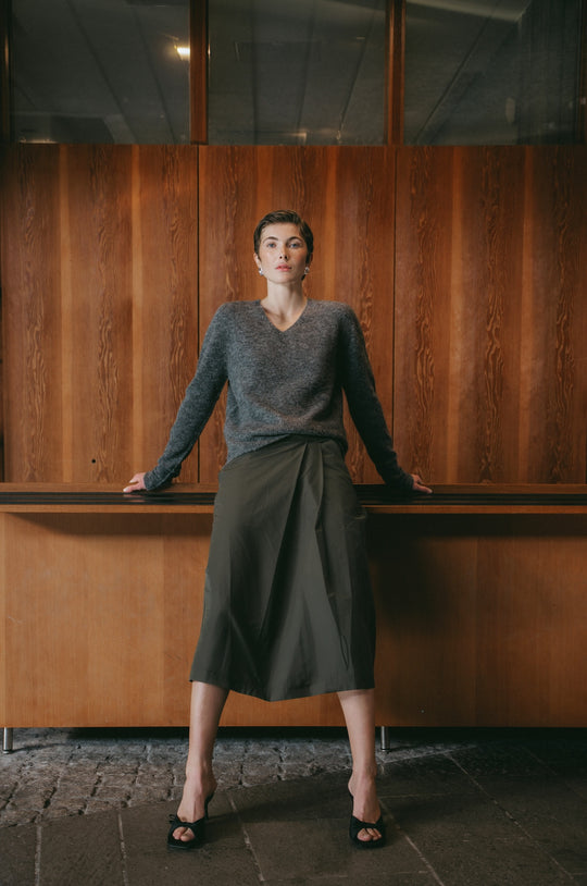 Alissa taffeta skirt
