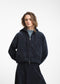 Golia jeans hoodie bomber | Blue