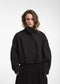Awrora cotton pleated bomber jacket | Navy