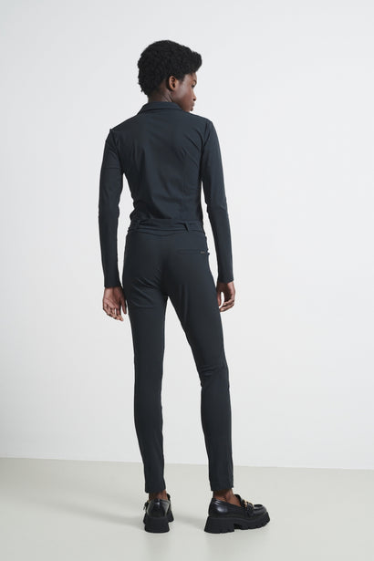 Jumpsuit Diana Easy Wear technischer Jersey | Nachtgrau