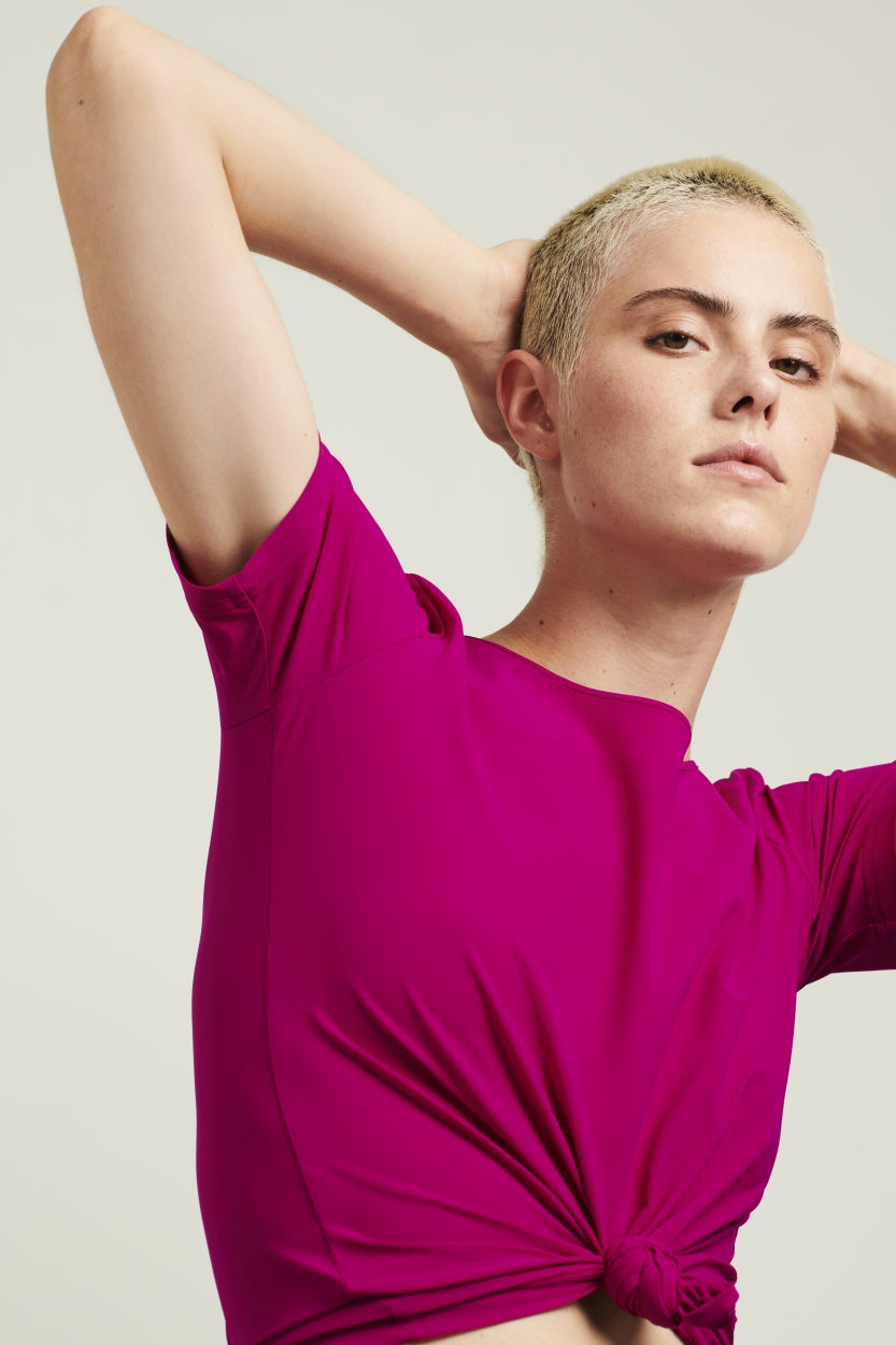 JL T-shirt Da Technical Jersey | Fuxia