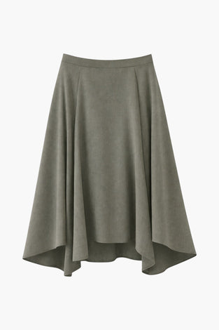 Marta asymmetrical Viskose Rock | Green