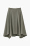 Marta asymmetrical Viskose Rock | Green