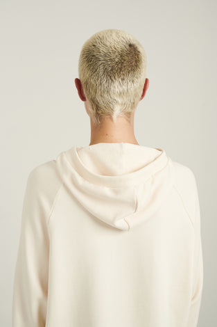 Soft Hoodie Print Organic Cotton | Ecru