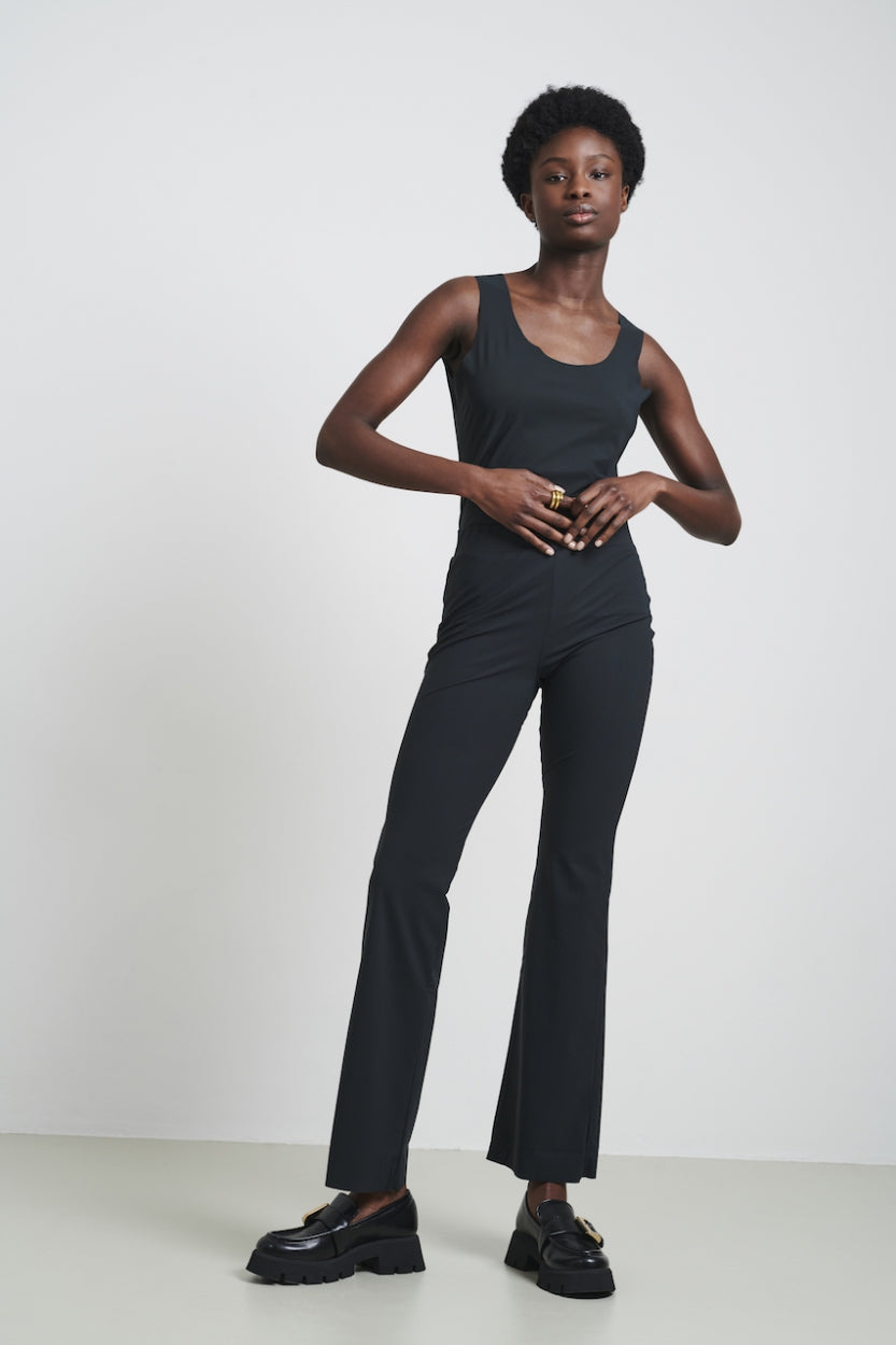Broek Eliya Easy Wear flair Technical Jersey | Grigio Notte