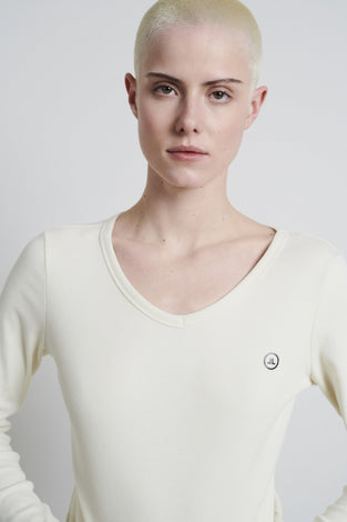 T shirt Rib | Ecru