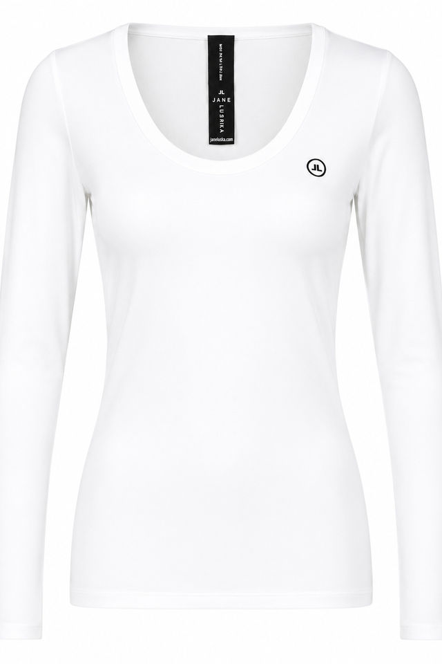 T shirt R Neck Easy Wear Organic Katoen | White