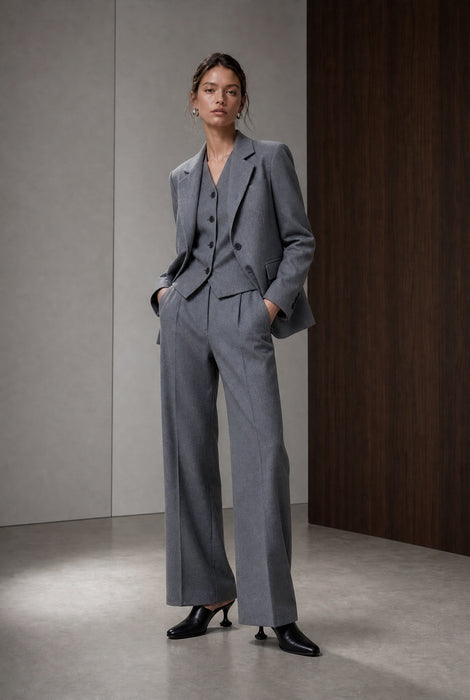 Raven Viskose blend Hose | Grey