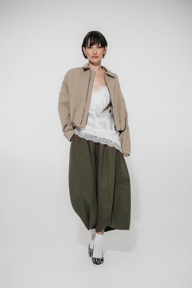 Pulse baggy lyocell Hose | Army