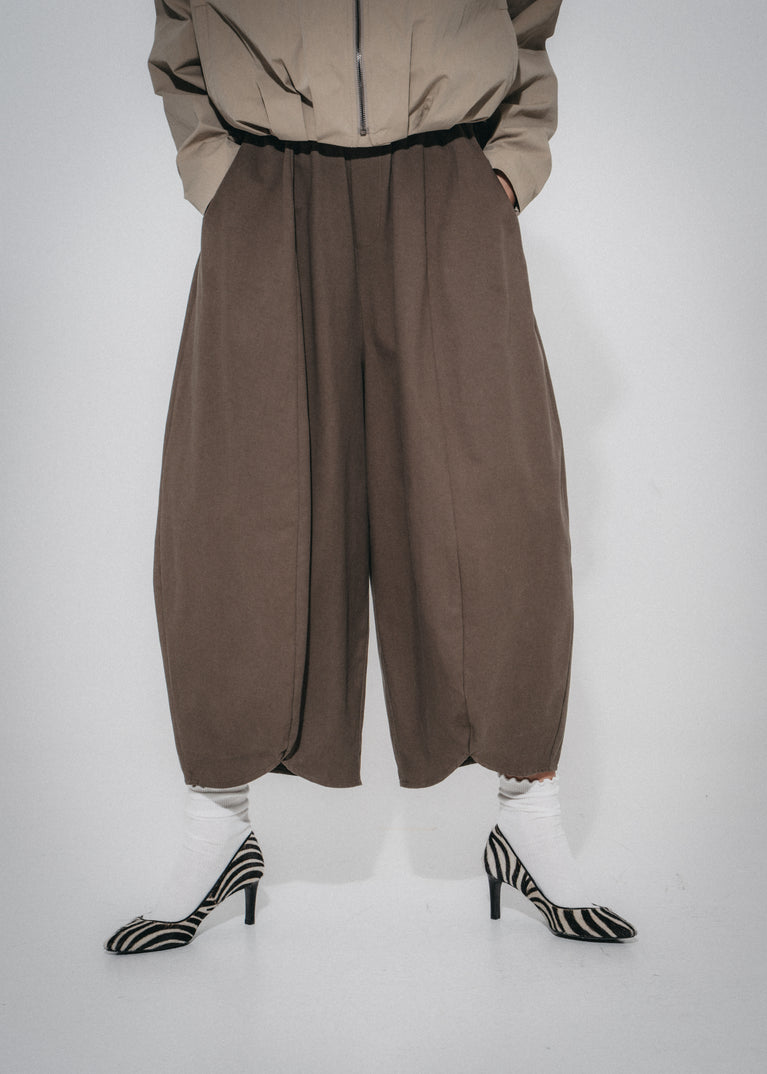 Pulse baggy lyocell pants | Army