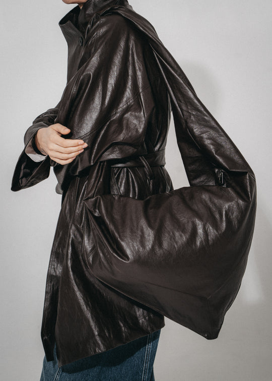 Noir eco leather bag