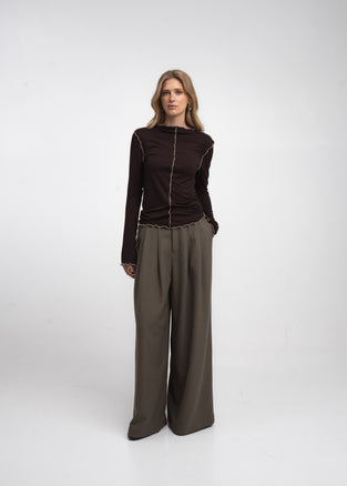 Janette top 26 | Brown