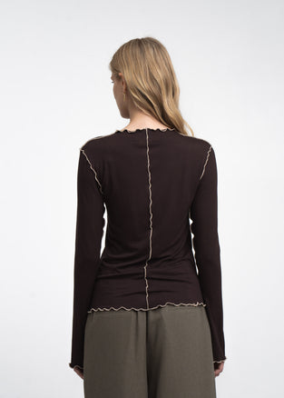 Janette top 26 | Brown