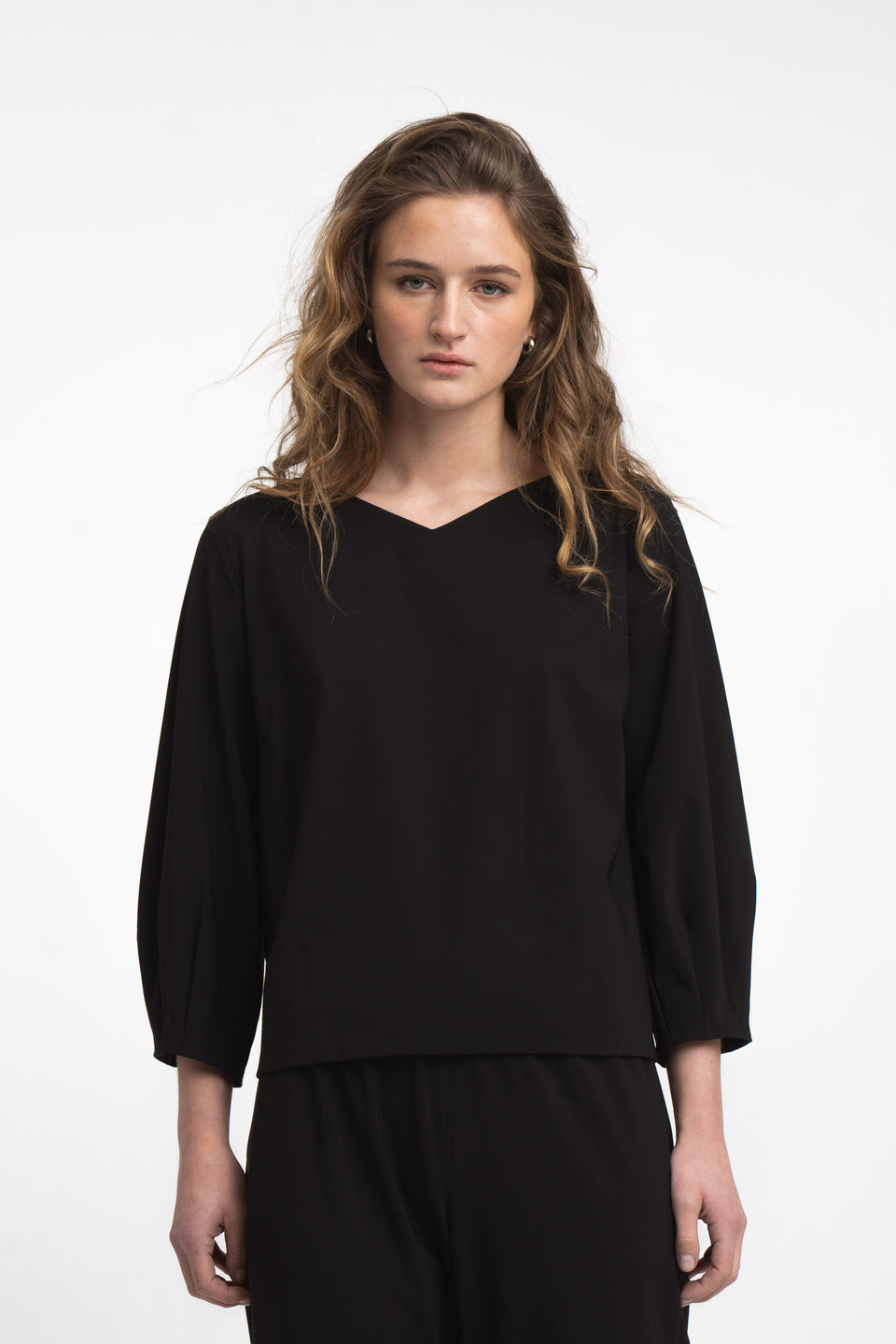Aria top technical jersey | Black