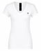 T shirt V Neck Easy Wear Organic Katoen | White