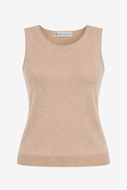 Fine Viscose Top 26061 | Gold Beige